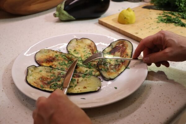 Grillezett padlizsán recept készen